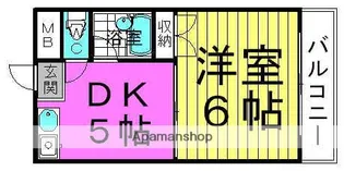 パレス北梅田【7階】の間取り