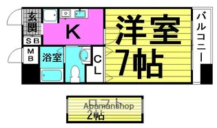 WOB FUKUSIMA【3階】の間取り