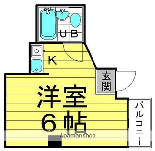 エムズ東梅田【1階】の間取り