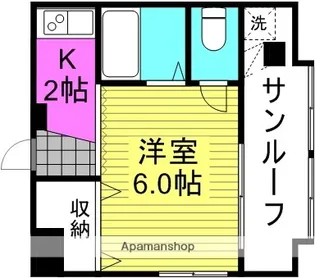 大阪府大阪市北区中津7丁目【マンション】の間取り