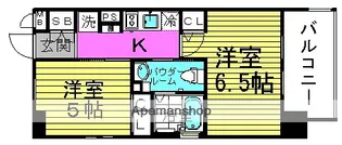 エステムプラザ梅田・中崎町Ⅲツインマークスノースレジデンス【6階】の間取り