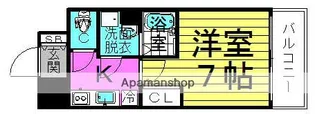 レジュールアッシュ梅田北【9階】の間取り