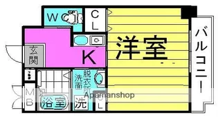 ビガーポリス101扇町【3階】の間取り