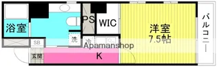 セレッソコートリバーサイドOSAKA【3階】の間取り