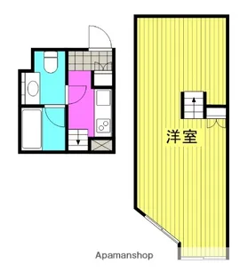 ハーミッツセル天神橋【4階】の間取り