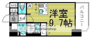 プレサンス梅田北デイズ【7階】の間取り