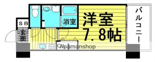 エス・キュート梅田中崎町【12階】の間取り
