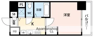 プレサンス天満橋アンジェ【8階】の間取り