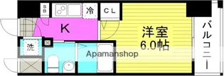 エスリード梅田グランノース【6階】の間取り