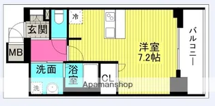 プレサンス天神橋ディオレ【3階】の間取り