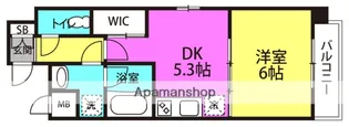 大阪府大阪市北区豊崎5丁目【マンション】の間取り