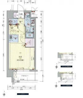 プレサンス新大阪クロステージ【0806号室】の間取り