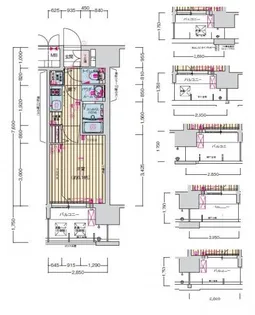 プレサンス京町堀ノース【0903号室】の間取り