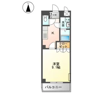 AVENUE GREEN LEAF【1階】の間取り