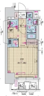 プレサンス扇町駅前【10階】の間取り