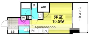 ザ・パークハビオ堂島【7階】の間取り