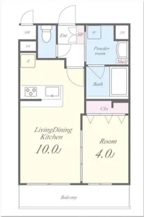 ユリ乃ヒルズ【2階】の間取り