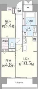 LE・SEL上町台【7階】の間取り