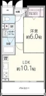 LE・SEL上町台【5階】の間取り