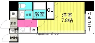 エスリード新大阪CONFORT Ⅰ番館【3階】の間取り