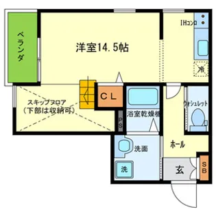 FORESTA末広【3階】の間取り