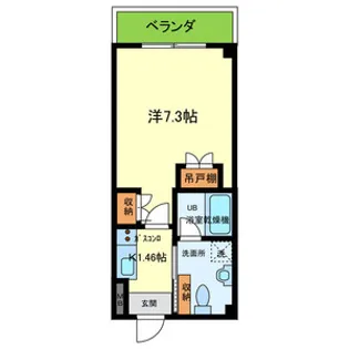 グランドヴィラ都島【6階】の間取り