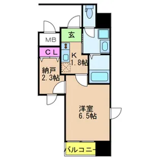 ONLYONE天六(オンリーワンテンロク)【1階】の間取り