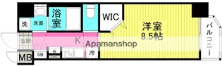 大阪府大阪市北区中津2丁目【マンション】の間取り