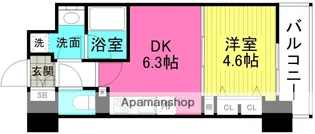 大阪府大阪市北区同心2丁目【マンション】の間取り