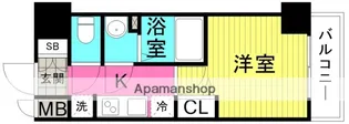 プレサンス梅田Ⅱ【11階】の間取り