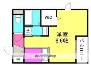 エクセレント【4階】の間取り