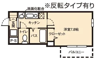 ドミール桜川II【7階】の間取り