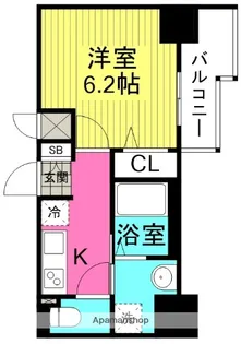 DIMUS新大阪【2階】の間取り