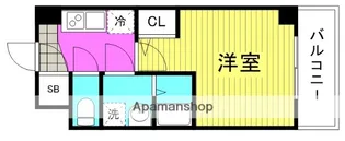 アドバンス西梅田ビオス【6階】の間取り