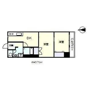 トウセン本町橋ビル【6階】の間取り