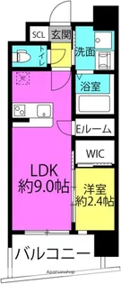大阪府大阪市北区本庄西2丁目【マンション】の間取り