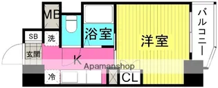 大阪府大阪市北区豊崎1丁目【マンション】の間取り