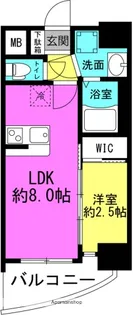 セレニテ天六ミラク【3階】の間取り