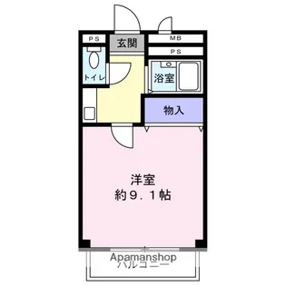 大阪府大阪市淀川区木川西2丁目【マンション】の間取り