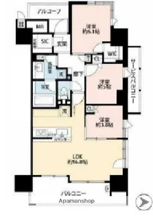 シエリア梅田豊崎【10階】の間取り