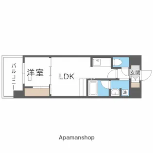 大阪府大阪市北区黒崎町【マンション】の間取り