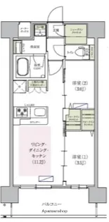 大阪府大阪市北区黒崎町【マンション】の間取り
