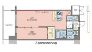 大阪府大阪市北区中崎西4丁目【マンション】の間取り