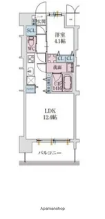 大阪府大阪市北区大淀中5丁目【マンション】の間取り