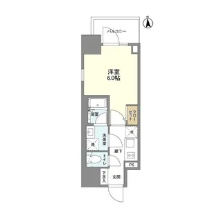 リヴェント難波ウエスト【0301号室】の間取り