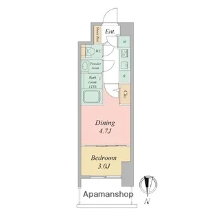 セレニテ東梅田アリエ【3階】の間取り