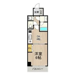 ノーブルコート堺筋本町【1205号室】の間取り