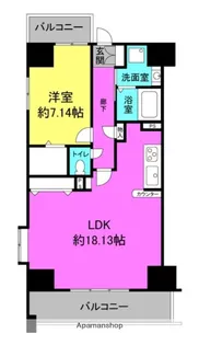 大阪府大阪市北区本庄西2丁目【マンション】の間取り