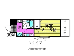 エスリード新大阪【9階】の間取り