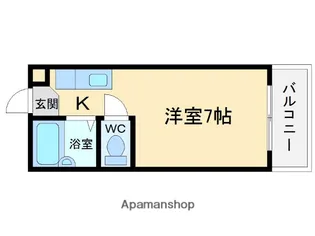 小野原ショッピングセンター【4階】の間取り
